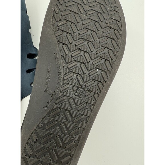 Fly Flot Italian Comfort Anti-Shock Double Strap Wedge Barbariga Sandal US7 EU38 - Picture 3 of 7